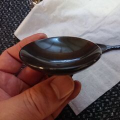 未使用　袋入り　People Tree　it's join trade  小皿とスプーン２セット　茶道用かな？　の画像