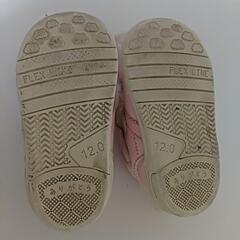 瞬足　足育ベビー女の子 　靴　12cm　5000円程で購入の画像