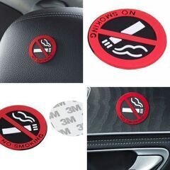 ラバー素材/喫煙マークステッカー（新品）の画像