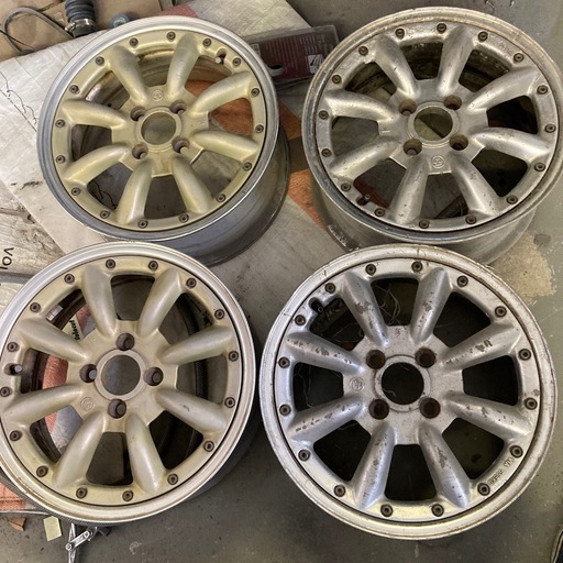 希少サイズ　スピードスター　ワタナベ　RS8 15インチ6.5JOFFSET＋47 PCD100 4本　OFFSET＋34もあります　軽自動車にも