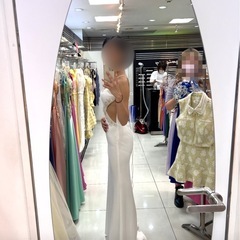 服　IRMA ロングドレス ホワイト 白　キャバドレス　　の画像