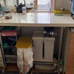 キッチンカウンター　ニトリ　作業台