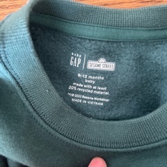 gap　セサミーストリート　トレーナー　の画像