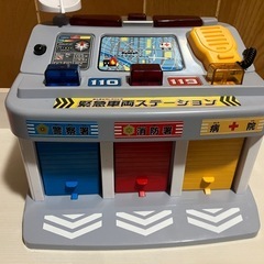 【美品】　　トイコー　　緊急車両ステーション