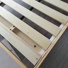 【在庫残り1つ・美品】シングルベッドすのこタイプの画像