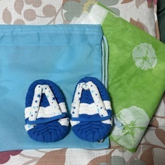 袴風ロンパース5点セットの画像