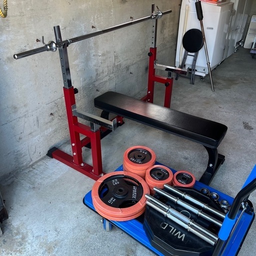 ベンチプレス　バーベル　iROTEC WILD　セット