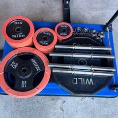 ベンチプレス　バーベル　iROTEC WILD　セットの画像