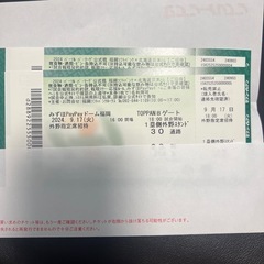 ソフトバンクホークス試合チケット
