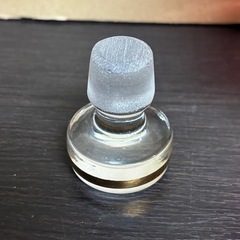 s0916602 ボヘミアガラス 水差し ボトル インテリア チェコスロバキア ガラス製品 ブランド 空瓶 空ボトル 中古品の画像