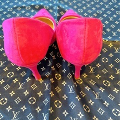 ピンク♡ハイヒール♡24cmくらいM♡の画像