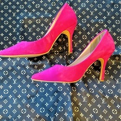 ピンク♡ハイヒール♡24cmくらいM♡