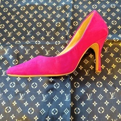 ピンク♡ハイヒール♡24cmくらいM♡の画像