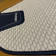 フロントシートカバー　青、白　新品未使用の画像
