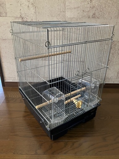 HOEI 35 手のり ブラック 鳥かご ケージ 小鳥 鳥かご 中古品