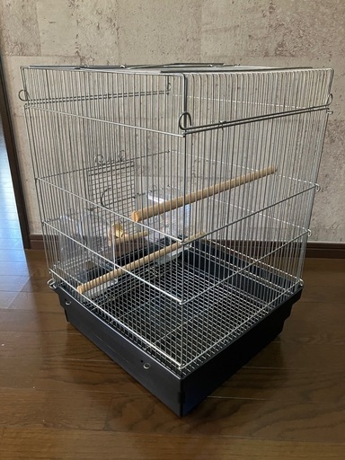 HOEI 35 手のり ブラック 鳥かご ケージ 小鳥 鳥かご 中古品