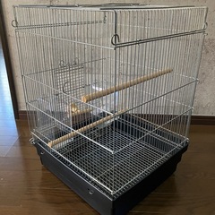 HOEI 35 手のり ブラック 鳥かご ケージ 小鳥 鳥かご 中古品の画像