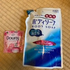 ダウニー柔軟剤　ボディソープ