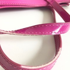 M【中古品】TORY BURCH（トリーバーチ）エナメル トートバッグ ピンク レディースの画像