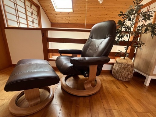 EKORNES エコーネス　ストレスレスチェア　コンサル　Mサイズ　オットマン付き