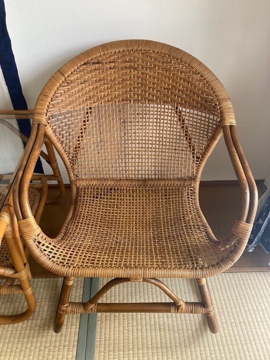 レトロ籐家具３点セット