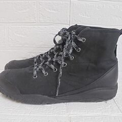 訳アリ HI-TEC AMACRO VENTILE 25.0cm ブラック レインスニーカー 防滑ラバー adapter ハイテック アダプター 札幌市 白石店の画像