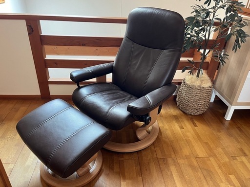 EKORNES エコーネス　
ストレスレスチェア　コンサル　Sサイズ　オットマン付き