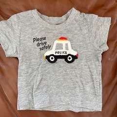 男児90パトカーTシャツ