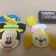 ミッキー　バケーションパッケージ限定グッズ　パスケース・クッキーアン鏡