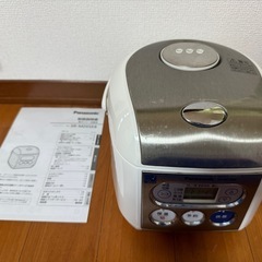 電子ジャー炊飯器 Panasonicの画像