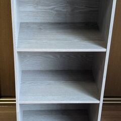 カラーボックス 3段 幅41.5×奥行29×高さ88cm アッシ...