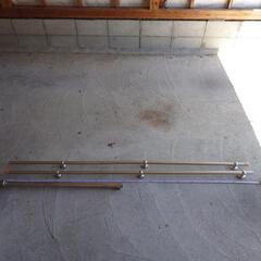 ハンガー吊りパイプ3本　の画像