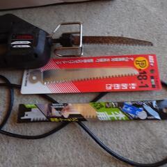 電動ノコギリ＆替え刃の画像