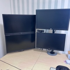 PC モニター ディスプレイ 4枚