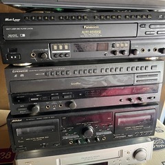 【ジャンク品】カセットデッキほか合計7台