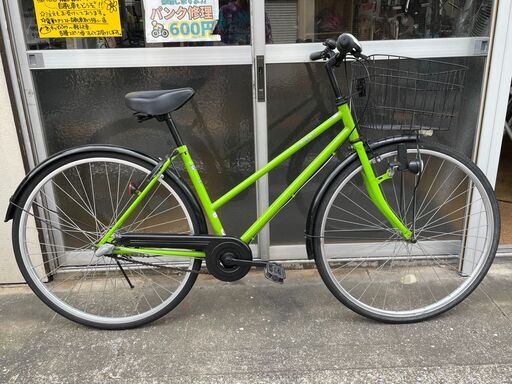 中古・LEDオートライト（画像は変更前・価格据え置き！）・内装3段変速付き　現状渡し◆防犯登録・赤色TS保険コミコミ