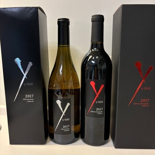 【希少2本セット】y by YOSHIKI2017　YOSHIKIワイン
