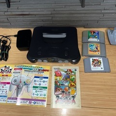 Nintendo64 本体（ジャンク）　ソフト・GBパック