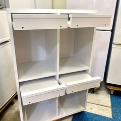 ディスプレーラック フラップ式本棚 フラップ式書棚 本棚 収納 扉付き 中古 家具 買取 引取 の画像