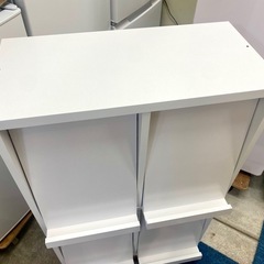ディスプレーラック フラップ式本棚 フラップ式書棚 本棚 収納 扉付き 中古 家具 買取 引取 の画像