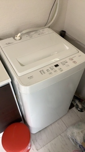 ヤマダ電機　洗濯機　5.5kg 使用期間一年未満　説明書　保証書　あり