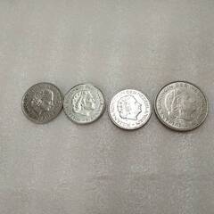 4枚 計5G分●オランダ硬貨(ネーデルランド)●2ギルダー 1ギルダー コイン グルデン 外貨 1967/1969/1970/1971年 古銭 旧硬貨の画像