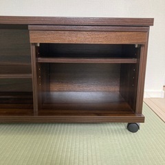 【譲渡済】【美品】テレビ台/ブラックの画像