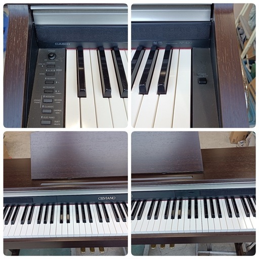 ★9.14[八4739] 《直接引取限定》CASIO 2010年製 電子ピアノ AP-420BN ※音出し確認済