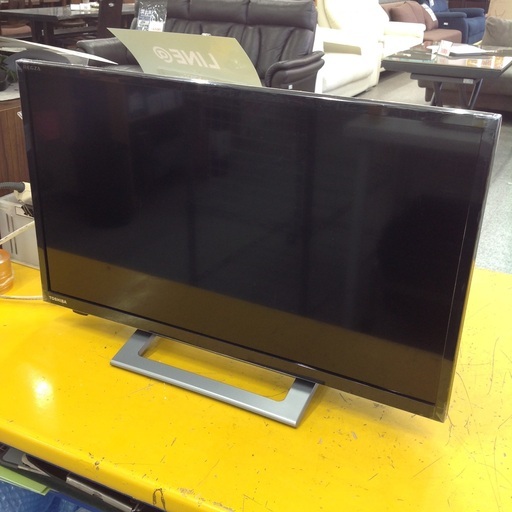 「ジモティー見た」で5％OFF！【液晶テレビ】液晶テレビ TOSHIBA　東芝　24V34 2021年製 VOD対応　24インチ