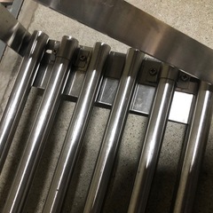 ステンレス　パイプ棚の画像