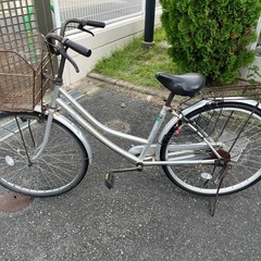 取引中です。引き取り限定　26インチ　自転車　ママチャリ　サビ有...