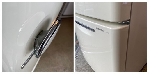 中古　希少　National　ナショナル　冷蔵庫　2ドア　右開き　NR-B172R　165L　2007年製