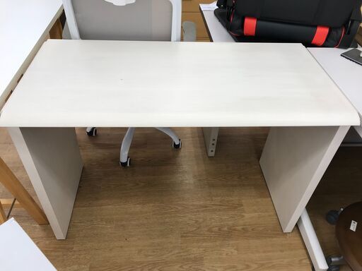 ★ジモティ割あり★ ビクターインテリア デスク ホワイト H72×W105×D51 クリーニング済み KJ6198