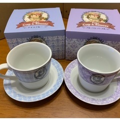 ペコちゃん　カップ&ソーサー　2個セットiの画像